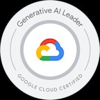 Google Cloud Certified — Generative AI Leader badge